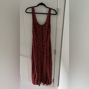 Free people button down floral dress